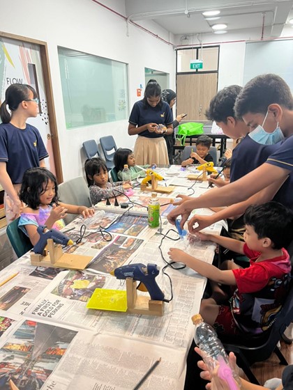 Facilitating in a Sustainability Workshop at Marine Parade CC